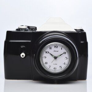 Vintage porcelain  Camera Clock-for Display Only